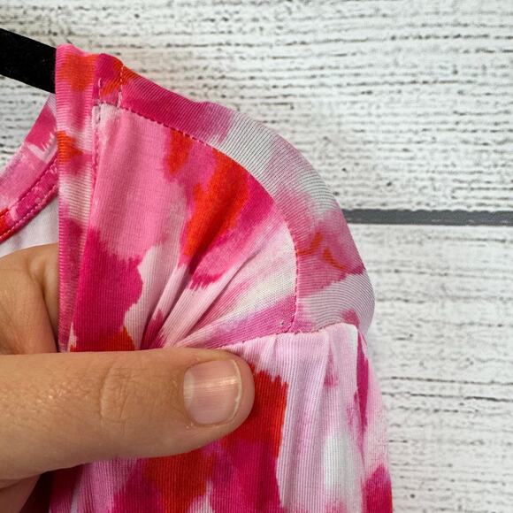 Belle by Kim Gravel Pink Long Sleeve Relaxed Blouse - Picture 7 of 9